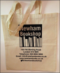 Newham Bookshop tote bag